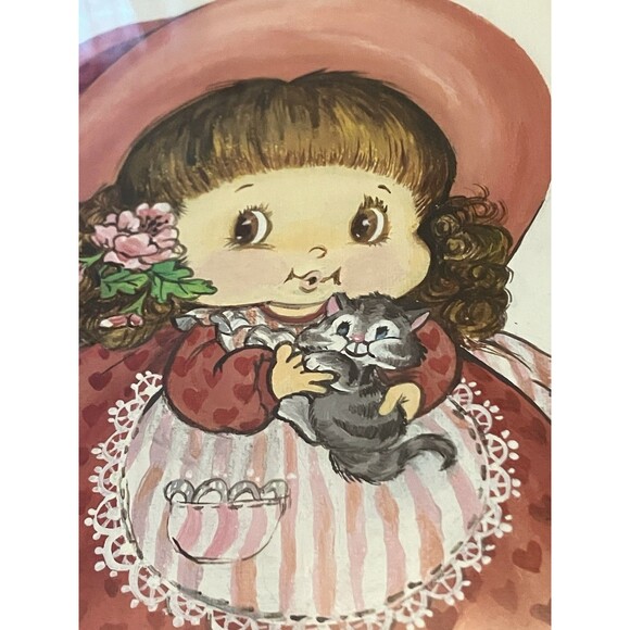 Strawberry Shortcake Framed Painting Matted Signed RR Knight McClellan Gallery - Picture 3 of 6